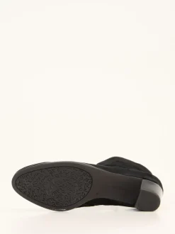Ara – Ankle Boots aus Veloursleder Schwarz