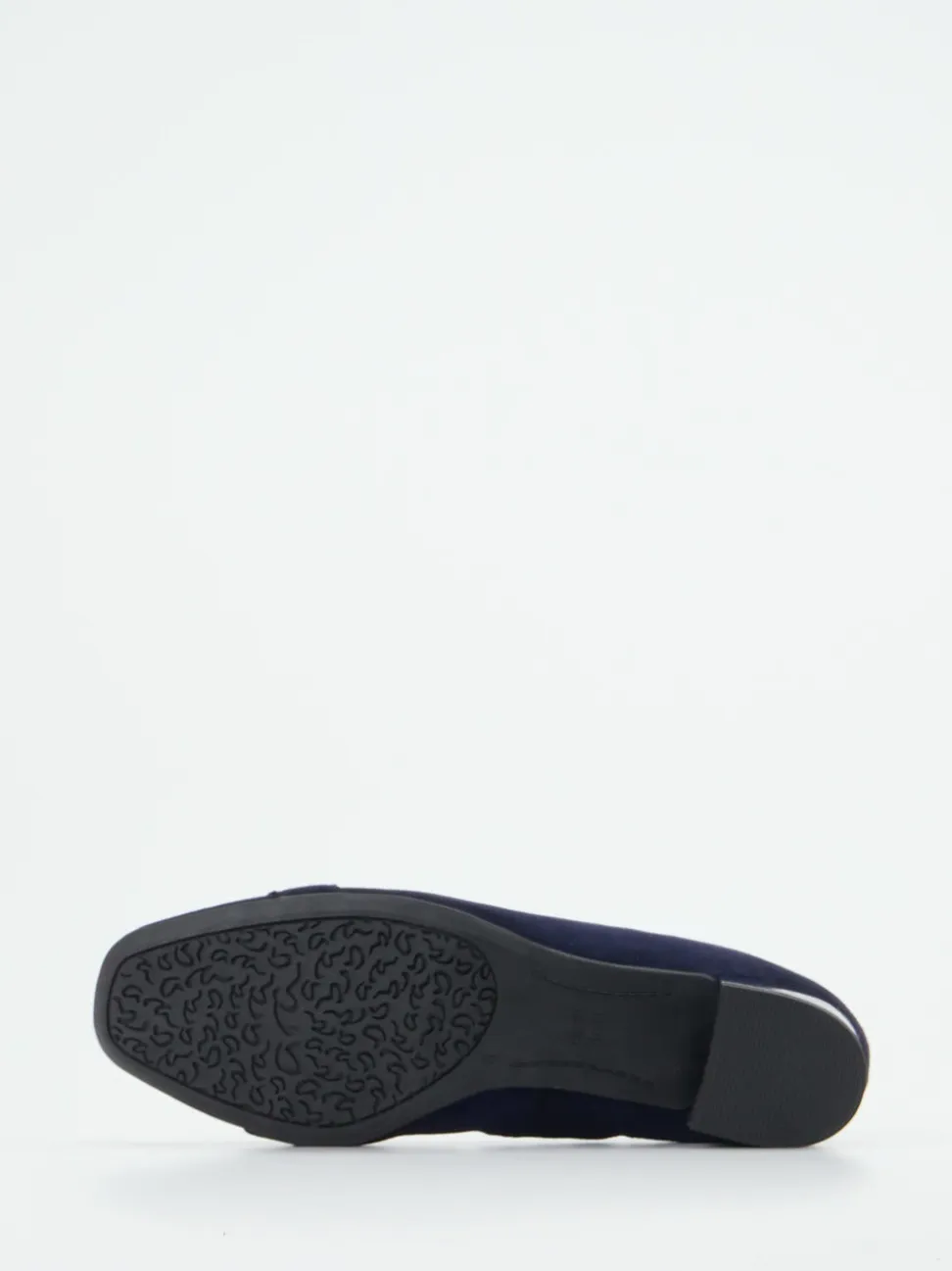 Ara – Blockabsatz-Pumps aus Veloursleder Dunkelblau