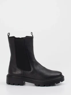 Ara – Chelsea-Stiefelette aus Kalbleder Schwarz