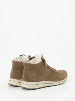 Ara – High-Top Sneaker aus Veloursleder braun