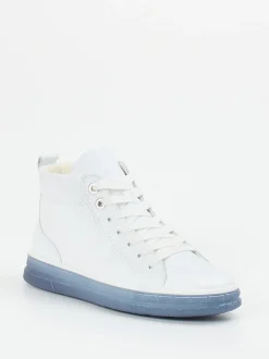 Ara – High-Top Sneaker aus Kalbleder weiß