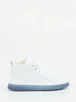 Ara – High-Top Sneaker aus Kalbleder weiß