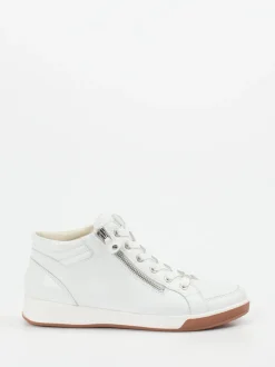 Ara – High-Top-Sneaker aus Kalbleder Offwhite