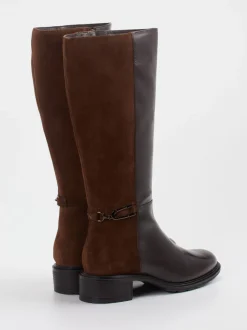 Ara – Kniehohe Stiefel aus Kalbleder in Braun