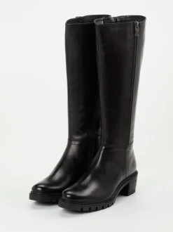 Ara – Kniehohe Stiefel aus Kalbleder Schwarz