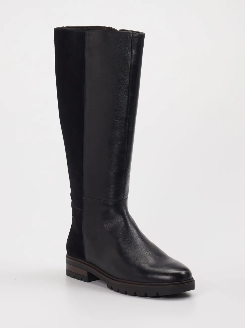 Ara – Kniehohe Stiefel aus Leder Schwarz