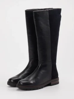Ara – Kniehohe Stiefel aus Leder Schwarz