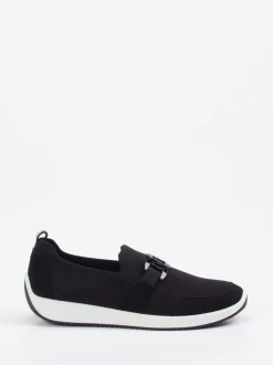 Ara – Komfort-Slipper aus Stretch schwarz