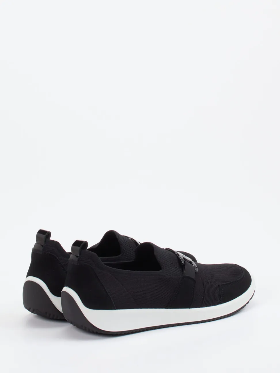 Ara – Komfort-Slipper aus Stretch schwarz