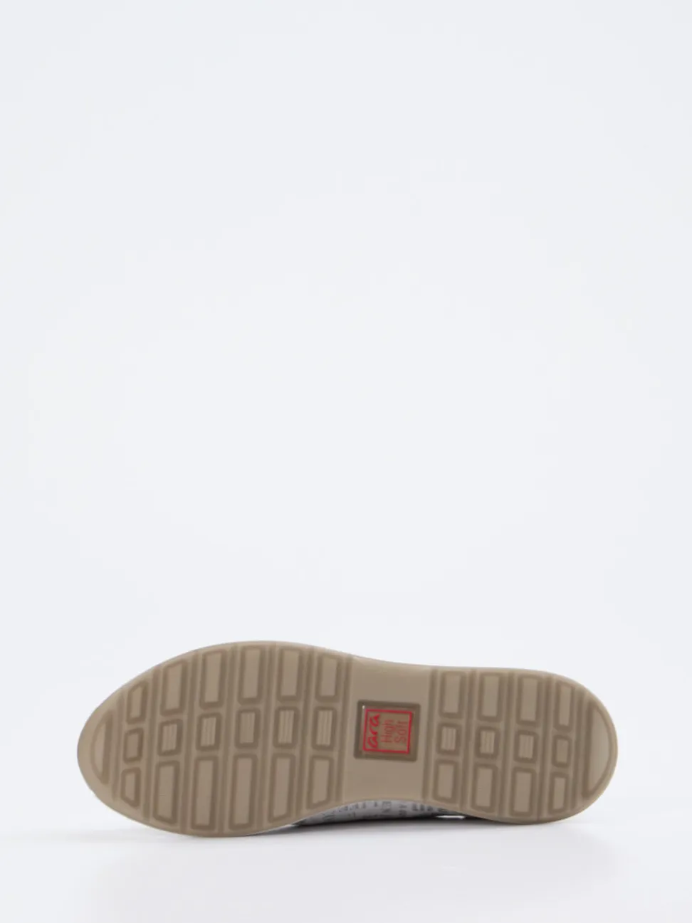 Ara – Komfort-Sneaker aus geprägtem Leder Offwhite