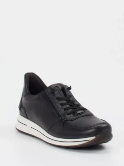 Ara – Komfort-Sneaker aus Kalbleder schwarz