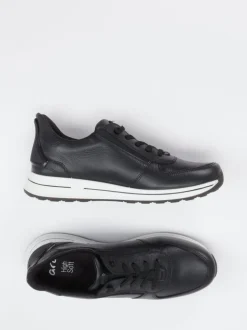 Ara – Komfort-Sneaker aus Kalbleder schwarz
