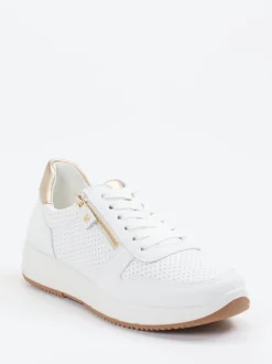 Ara – Komfort-Sneaker aus Kalbleder Weiß