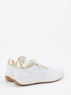 Ara – Komfort-Sneaker aus Kalbleder Weiß