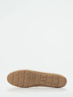 Ara – Loafer aus Hirschleder cremeweiß