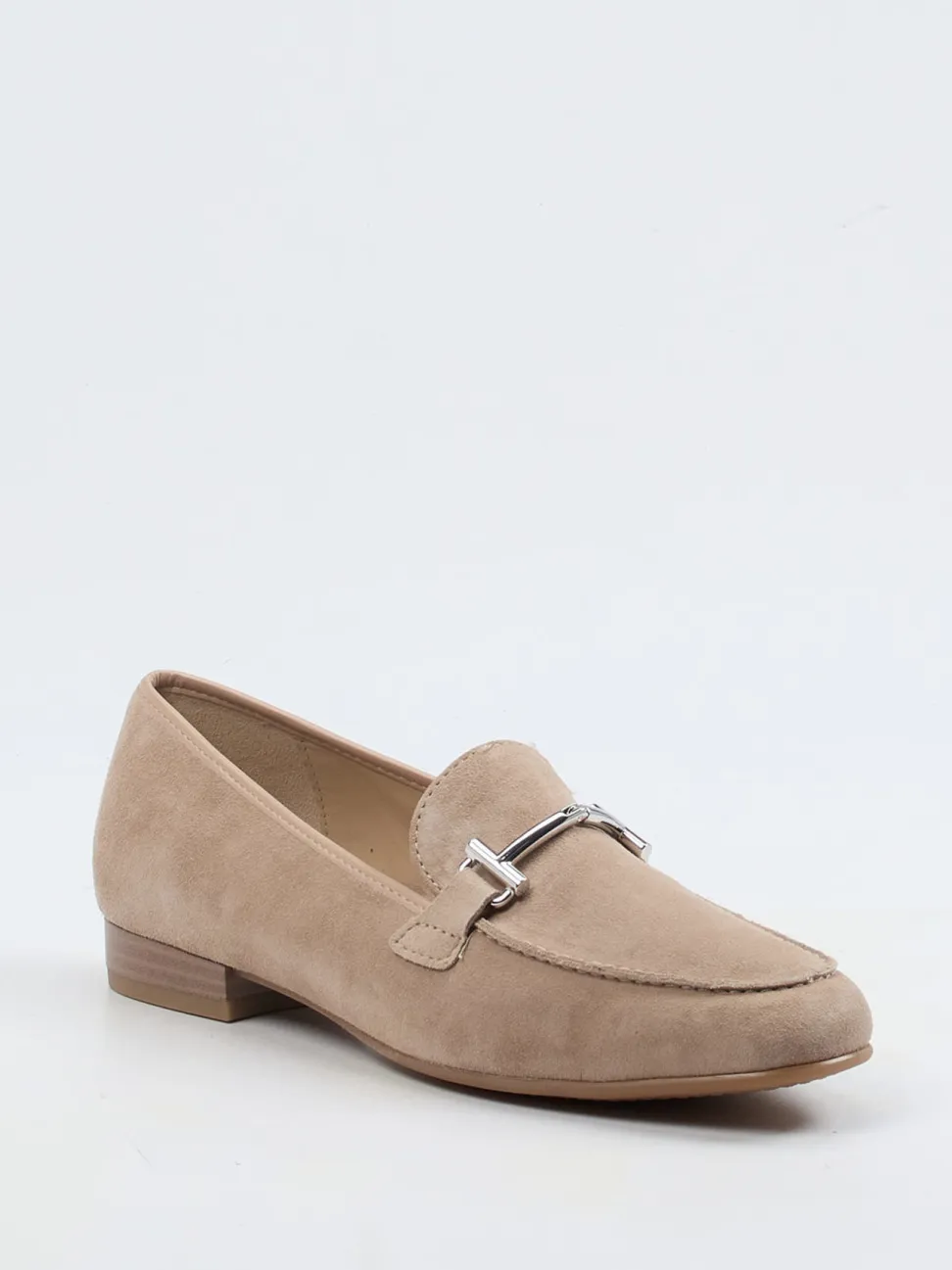 Ara – Loafer aus Veloursleder beige