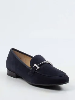 Ara – Loafer aus Veloursleder Dunkelblau