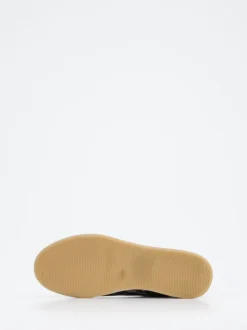Ara – Mid-Top Sneaker aus geprägtem Leder bronzebraun