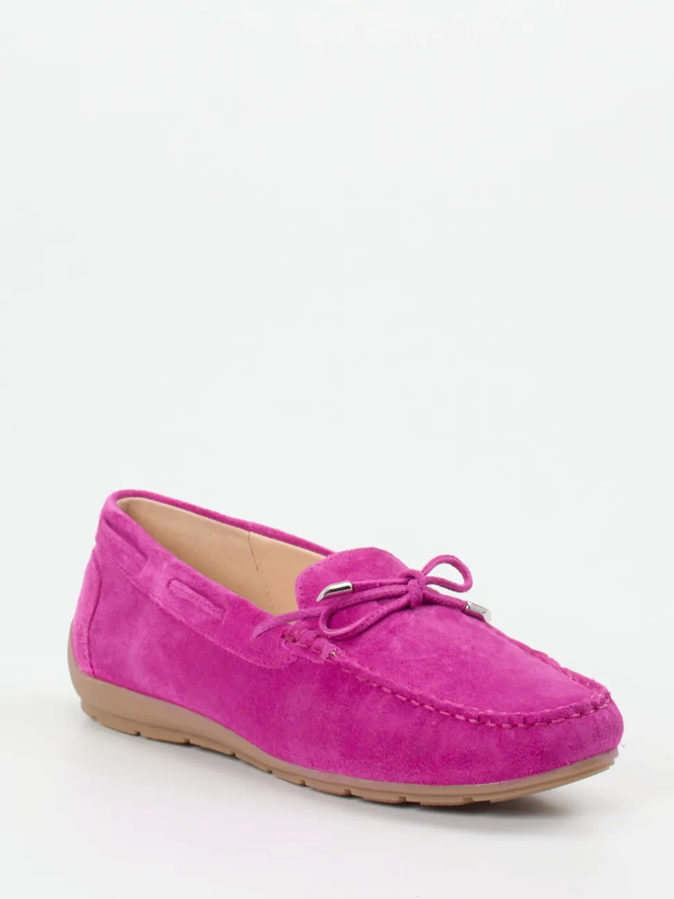 Ara – Mokassin aus Veloursleder in Pink