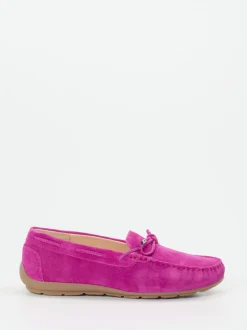 Ara – Mokassin aus Veloursleder in Pink