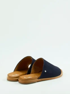 Ara – Pantolette aus Veloursleder Dunkelblau