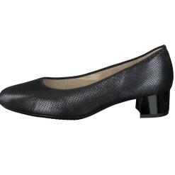 Ara – Pumps aus geprägtem Leder in Schwarz