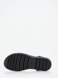 Ara – Sandalette aus geprägtem Leder Schwarz