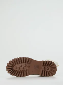 Ara – Schnürboots aus geprägtem Leder in Beige