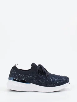 Ara – Slip-On Sneaker aus Stretchtextil Blau