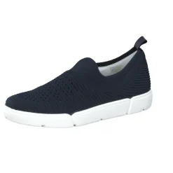 Ara – Slip-On Sneaker aus Stricktextil Dunkelblau