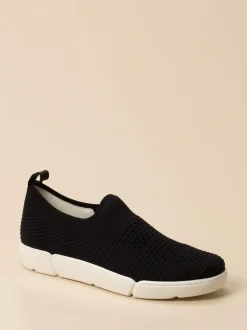 Ara – Slip-On Sneaker aus Textilstrick Schwarz
