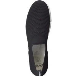 Ara – Slip-On Sneaker aus Textilstrick Schwarz