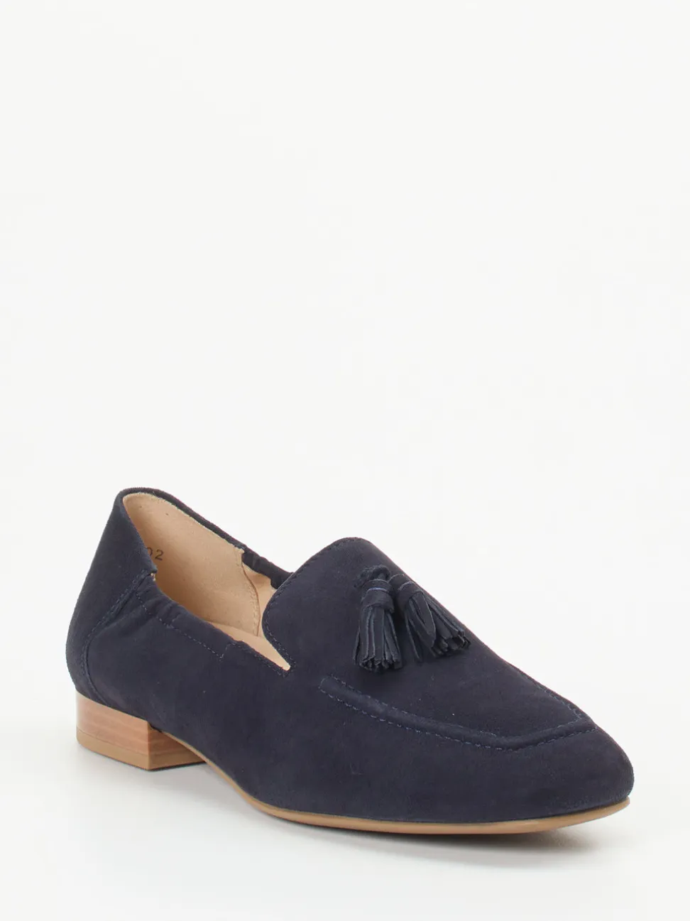 Ara – Slipper aus Veloursleder Dunkelblau