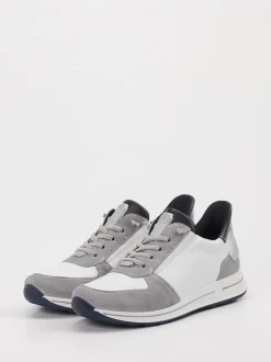 Ara – Sneaker aus Leder-Mix in Weiß