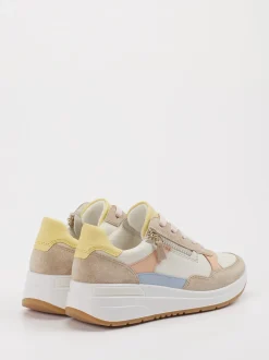 Ara – Sneaker aus Velour/Leder in Pastelloptik