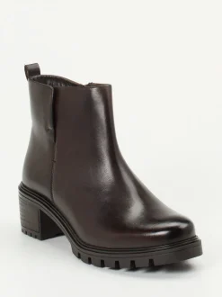 Ara – Stiefelette aus Kalbleder in Dunkelbraun