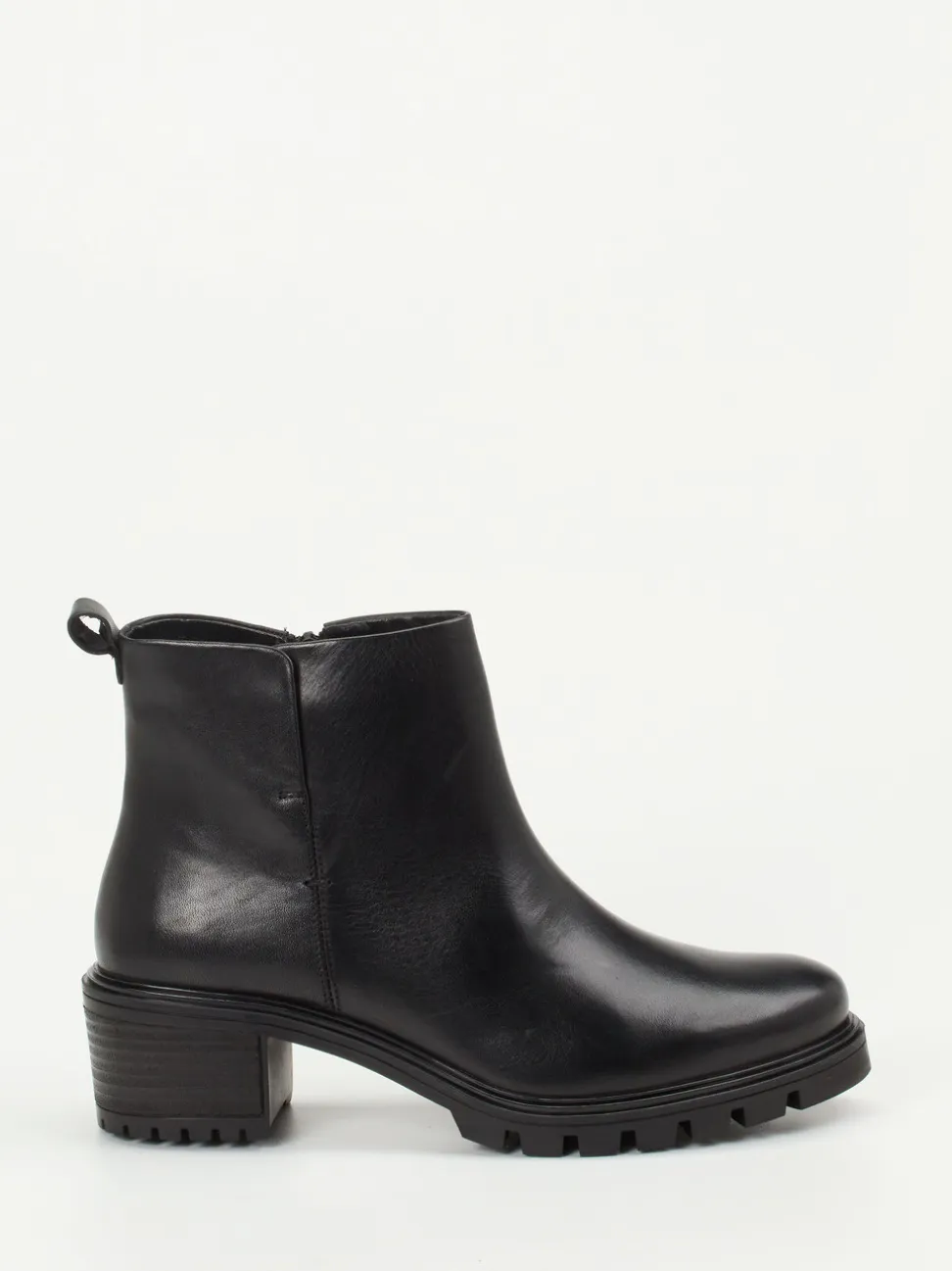 Ara – Stiefelette aus Kalbleder schwarz
