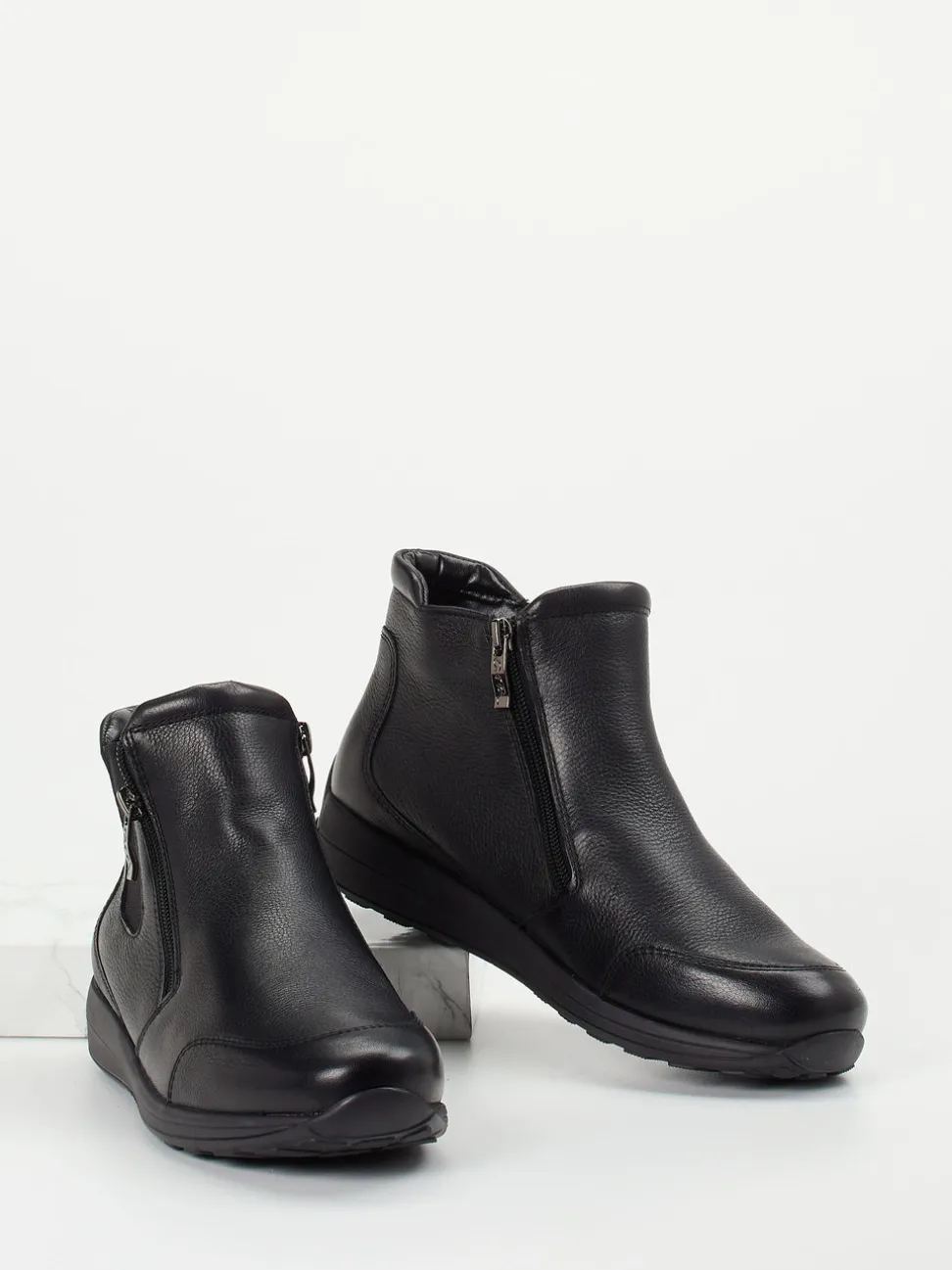 Ara – Stiefelette aus Kalbleder Schwarz