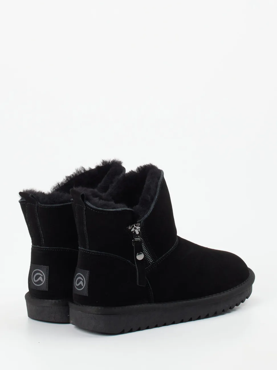 Ara – Stiefelette aus Veloursleder schwarz