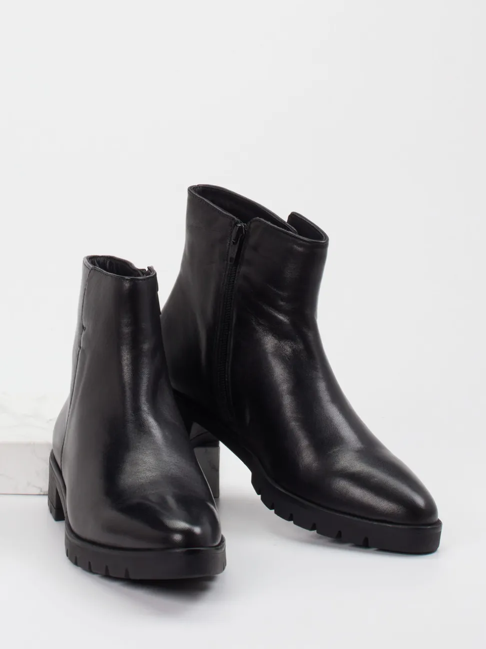 Ara – Stiefeletten aus Kalbleder Schwarz