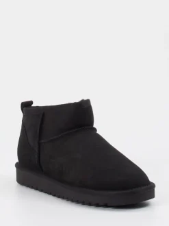 Ara – Stiefeletten aus Veloursleder schwarz