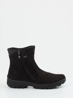 Ara – Winterstiefelette aus Veloursleder Schwarz