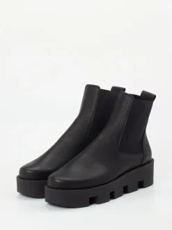 Arche – Chelsea Boots aus Kalbleder Schwarz