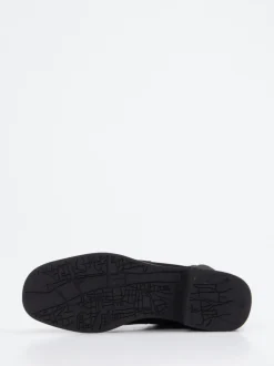 Arche – Chelsea-Stiefelette aus Nubukleder schwarz