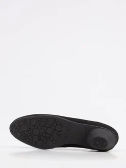 Arche – Komfort-Pumps aus Nubukleder Schwarz