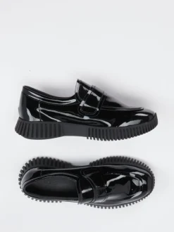 Arche – Loafer aus Lackleder in Schwarz