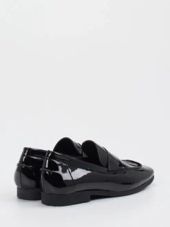 Arche – Loafer aus Lackleder in Schwarz