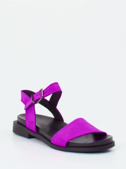 Arche – Riemchensandale aus Nubukleder Pink-Violett
