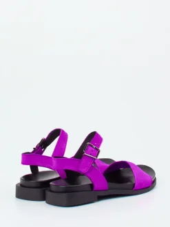Arche – Riemchensandale aus Nubukleder Pink-Violett