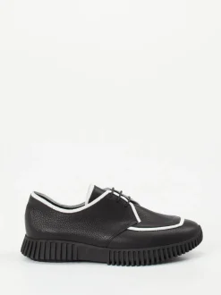 Arche – Schnürschuhe aus Kalbleder Schwarz-Weiß